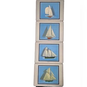 VTG Pimpernel America's Cup Sailing Placemats - Set of 4 - Made in England